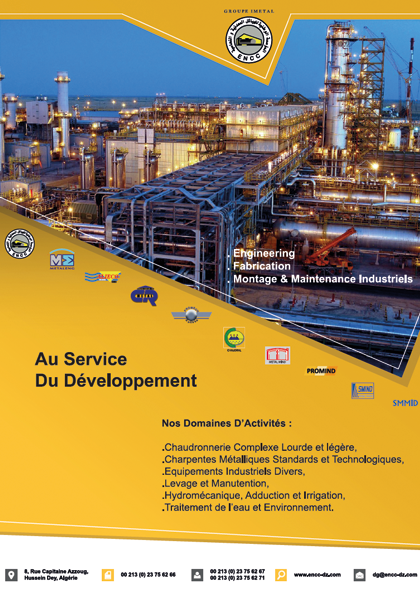ENTREPRISE NATIONALE DE CHARPENTE ET DE CHAUDRONNERIE ENCC